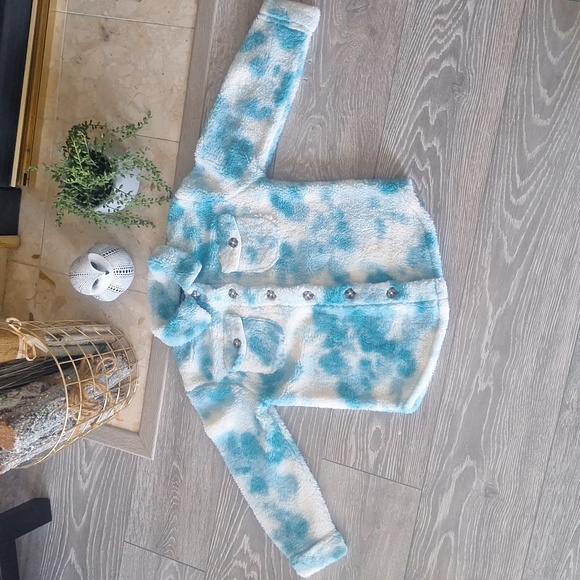 Fuzzy Button Up - Picture 2 of 10